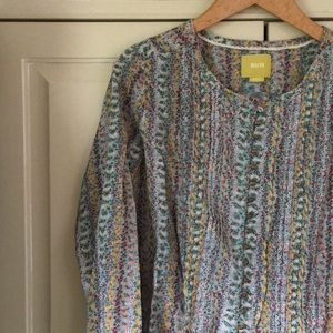 Anthropologie flower blouse